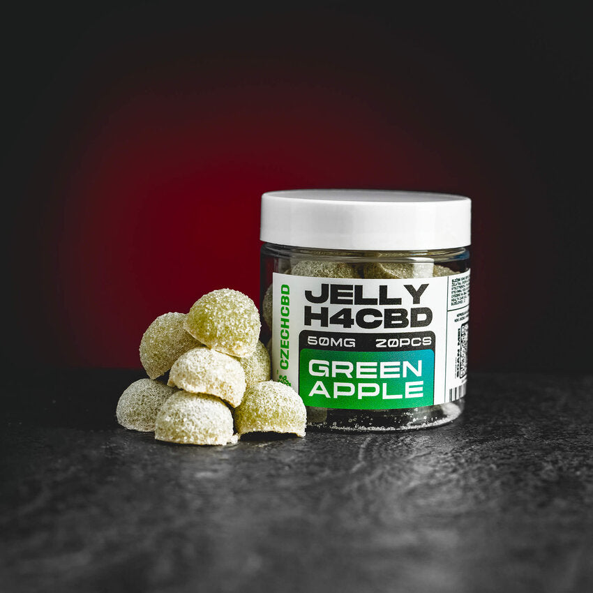 H4CBD лакомства H4CBD Bonbony Jelly желе с високо съдържание на канабиноиди Кратом Световна разпродажба h4CBD ядливи цветя зелена ябълка