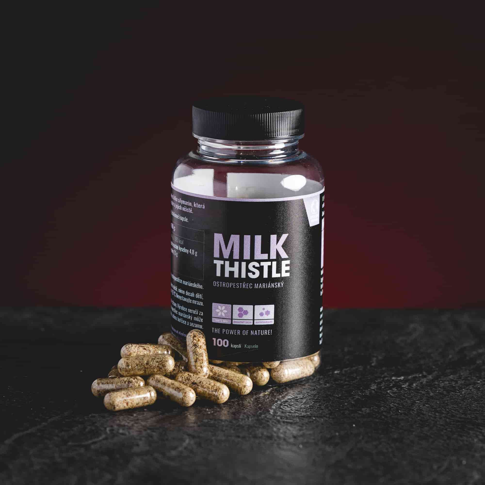 Капсули от млечен трън Kratom World, млечен трън в капсули, разпродажба на млечен трън Kratom World
