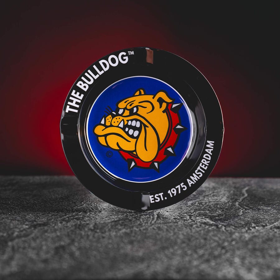 Разпродажба на метален стъклен пепелник kratomworld bulldog от Амстердам, метален пепелник kratomworld bulldog