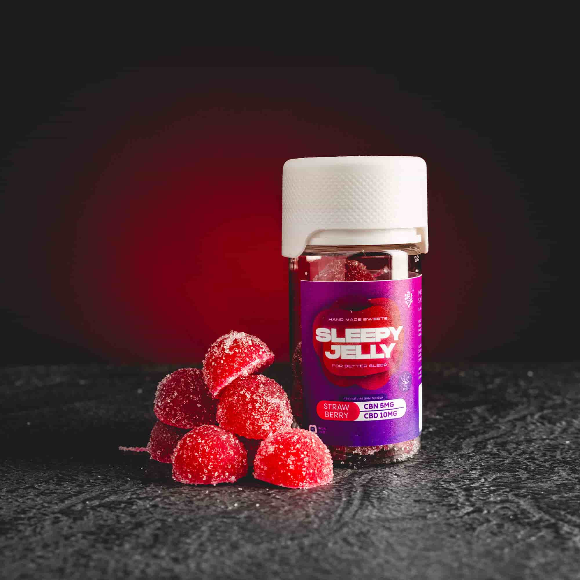 Kratom World Sleepy Jelly cbn cbd релаксация освобождаване чувство без стрес ягода