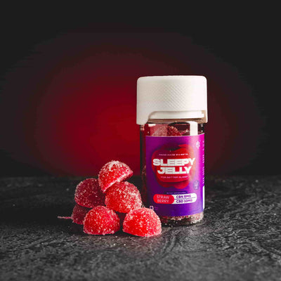Kratom World Sleepy Jelly cbn cbd релаксация освобождаване чувство без стрес ягода