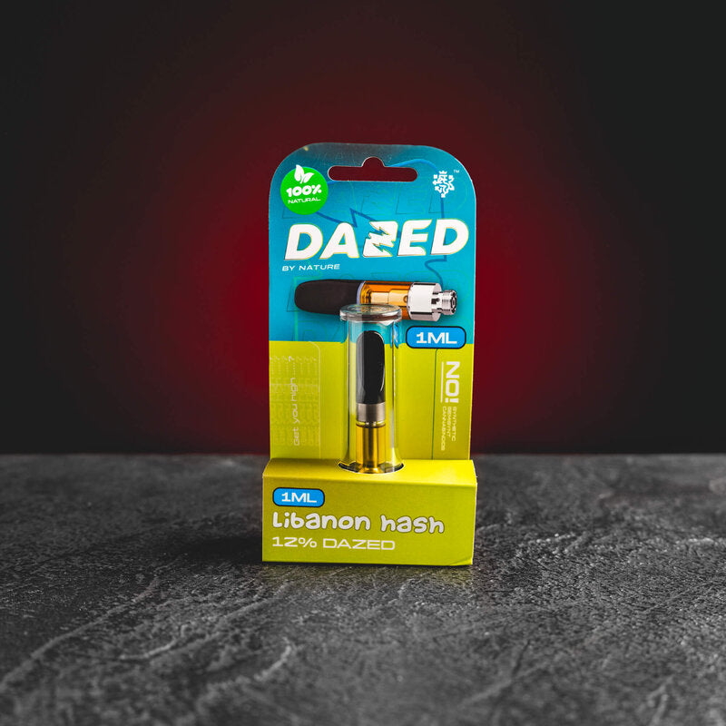 Етерични масла Dazed, Gaba, Ливан, Hash, Касета Cherry 0.5 ml, качество, HHCPO, Vape, Разпродажба, Прага, Пилзен, Бърно