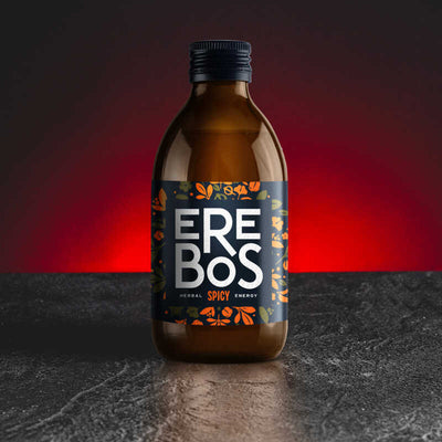 Erebos Bylinný nápoj kratom world kofein přírodní energie spicy pálivá verze s chilli