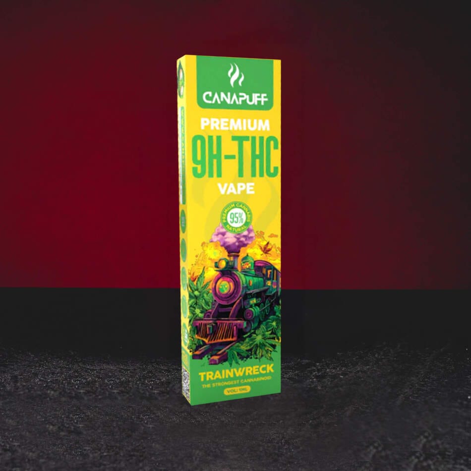 9H-TH Vape 95% 1ml Trainwreck – модерна електронна цигара с цитрусови нотки, бор, подправки и свеж ароматен профил
