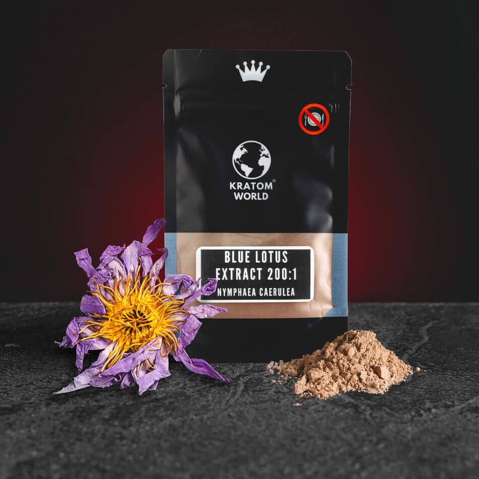 продажба на екстракт от син лотос в света на кратом kratomworld