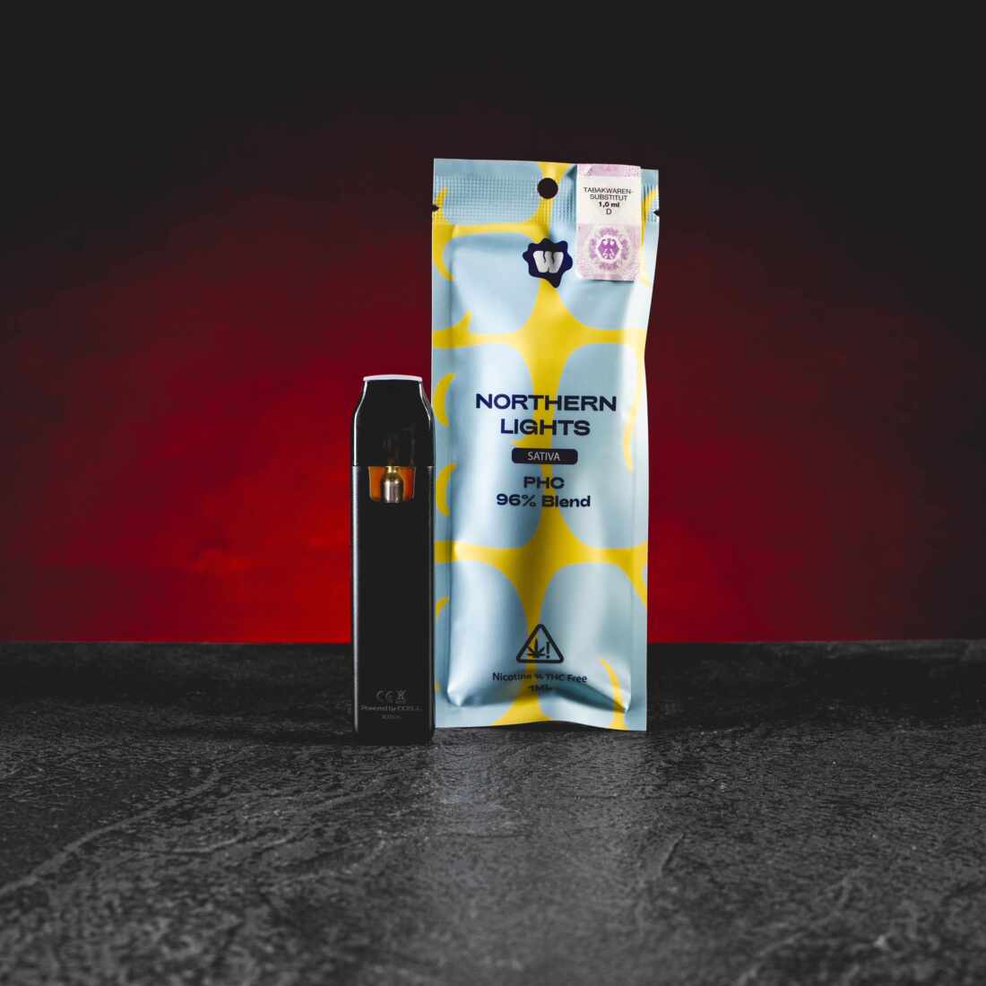 Kratom World PHC Vape 96% 1ml Northern Lights – първокласен PHC вейп с хармоничен земен аромат, леко сладки тонове и традиционен характер