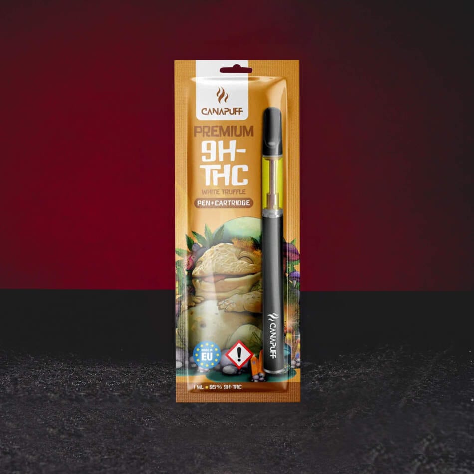 Vape Set 9H-TH 95% 1ml White Truffle – елегантен vape комплект с ядкови, земни и леко цитрусови тонове в кремообразен ароматен профил