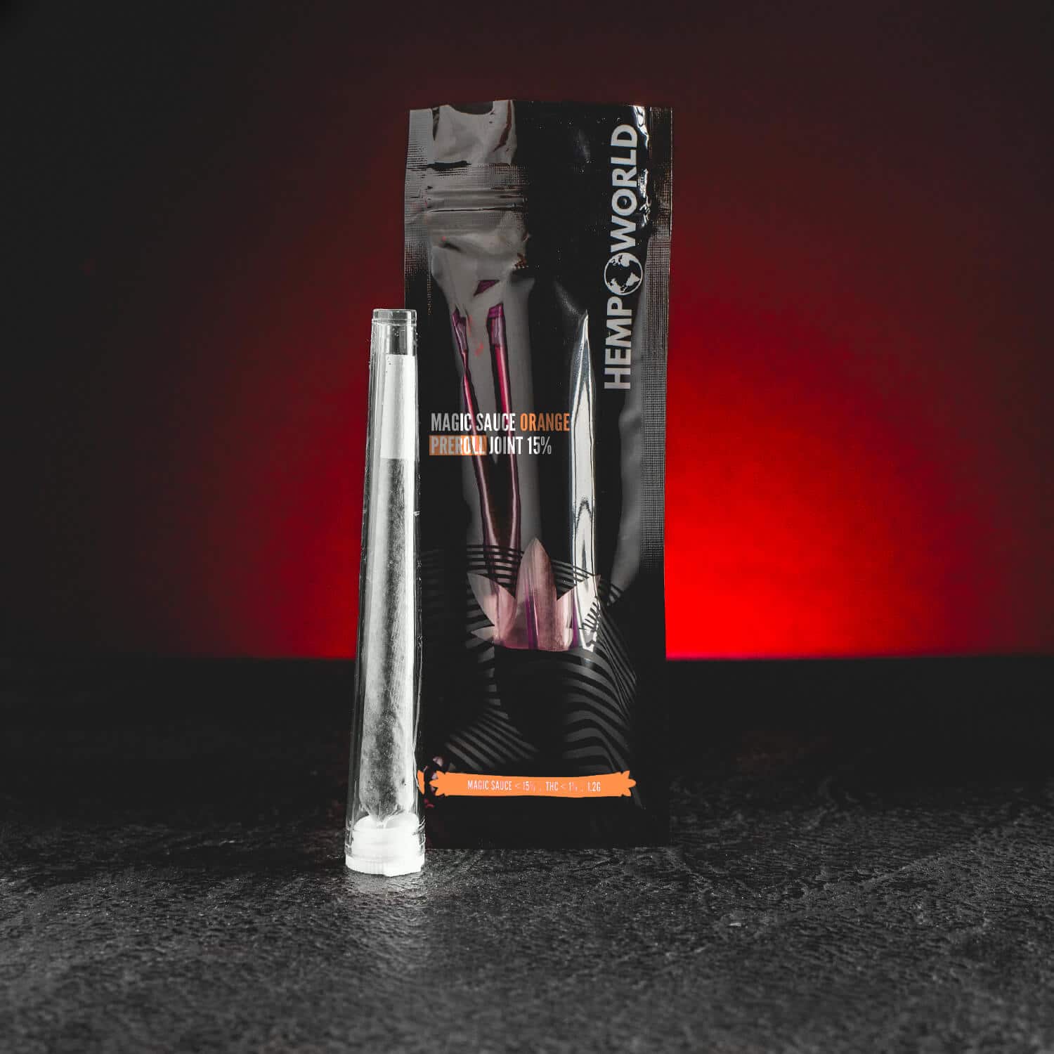 Kratom World hemp world preroll joint конопен магически сос портокал 15% магически сос